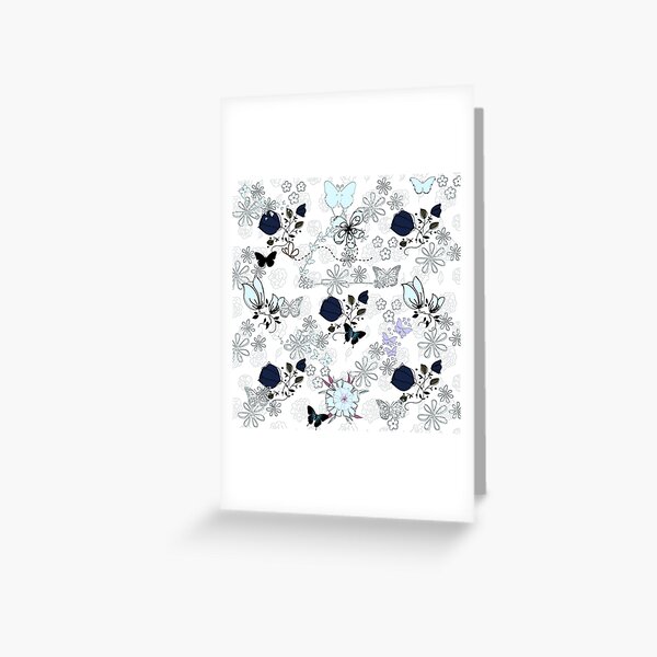 Item preview, butterflies and flowers in luminance designed and sold by crissenshop.