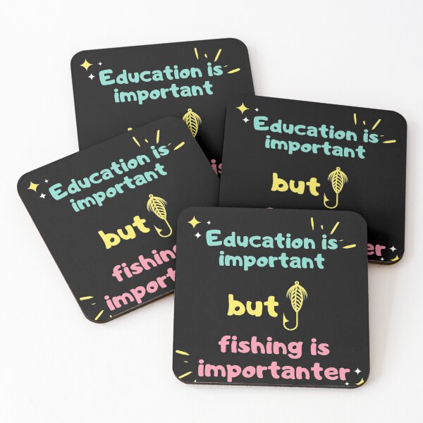 Item preview, Education is important but fishing is importanter designed and sold by Arlooz Tees.