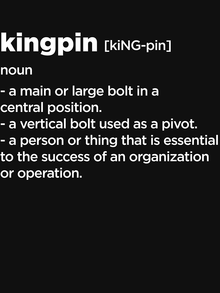 "Kingpin Definition" Lightweight Sweatshirt for Sale by wholemrgrumpy Redbubble