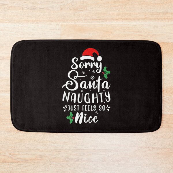 Item preview, funny christmas santa naughty list quote, christmas vaction holiday gift, naughty is the new nice  designed and sold by Majesticoo.