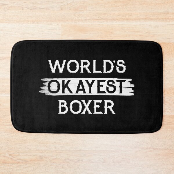 Item preview, Worlds Okayest Boxer designed and sold by NikStore.