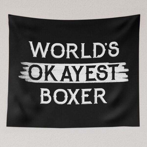 Item preview, Worlds Okayest Boxer designed and sold by NikStore.