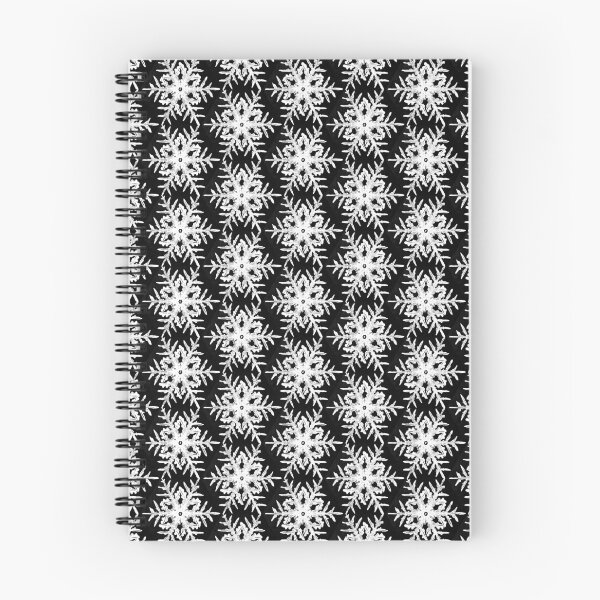 Item preview, Black and White Geometric Snowflake Pattern designed and sold by Sarah Wainwright.