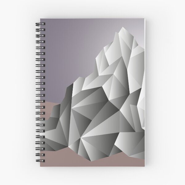 Item preview, Abstract low polygonal mountain landscape designed and sold by Iryna Pakhomova.