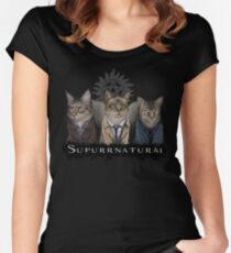 Supurrnatural Women's Fitted Scoop T-Shirt