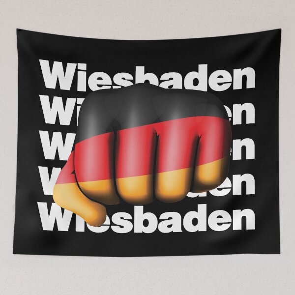 Item preview, Strong Wiesbaden Germany Fist Deutschland Flag  designed and sold by elhefe.