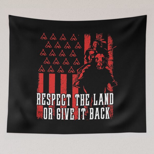 Item preview, NATIVE AMERICAN-Respect The Land Or Give It Back  designed and sold by nativeStor.