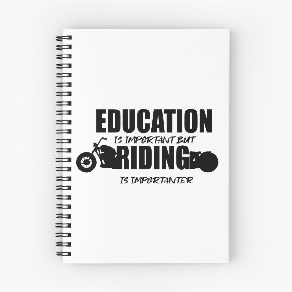Item preview, Education is important but riding is importanter designed and sold by ID01.