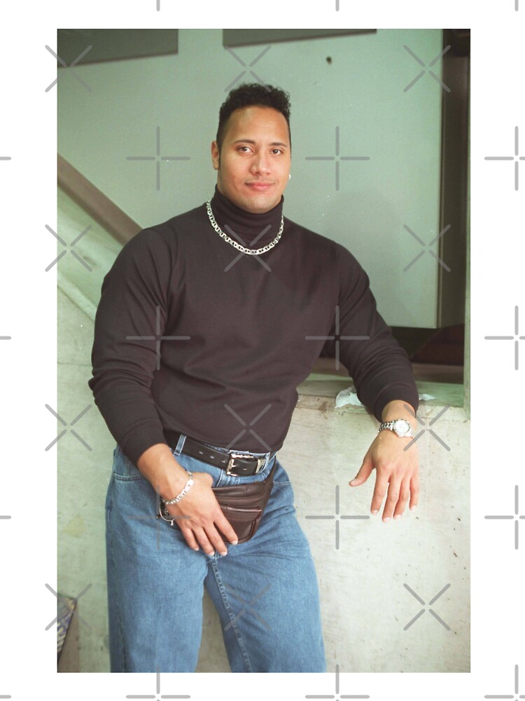 Dwayne the rock turtleneck