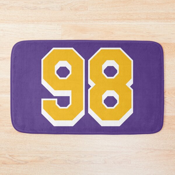 Item preview, 98 Yellow Number ninety-eight Purple Basketball Jersey designed and sold by elhefe.