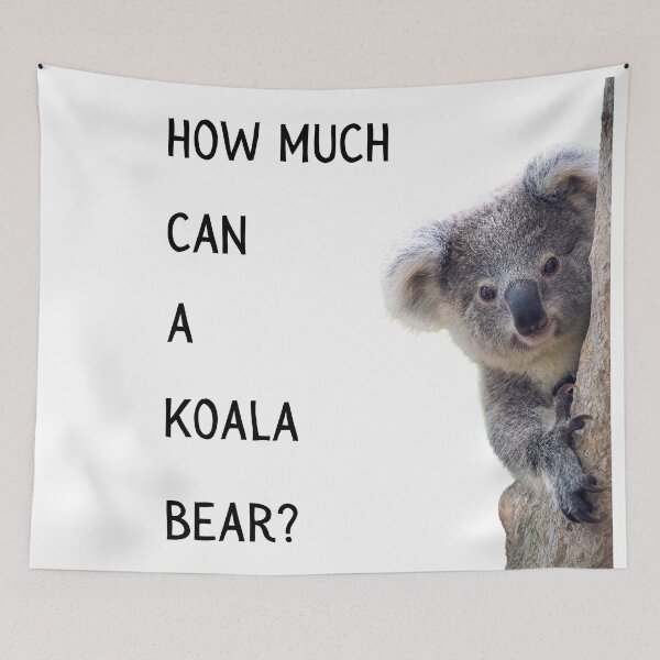 Item preview, How much can a koala bear? designed and sold by JellyBeenzz.