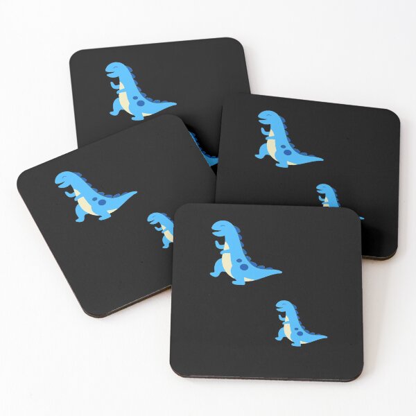 Item preview, Blue Dinosaur Emoji Pattern designed and sold by kyds.
