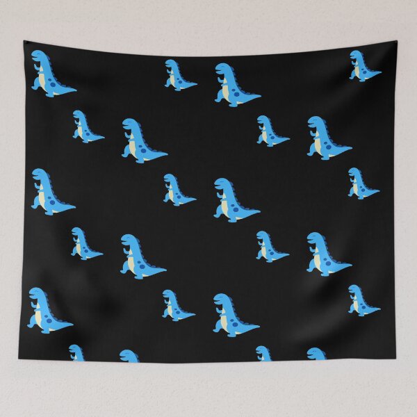 Item preview, Blue Dinosaur Emoji Pattern designed and sold by kyds.