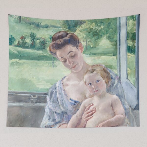 Item preview, Mother and Child in the Conservatory By Mary Cassatt  designed and sold by sunny-007.