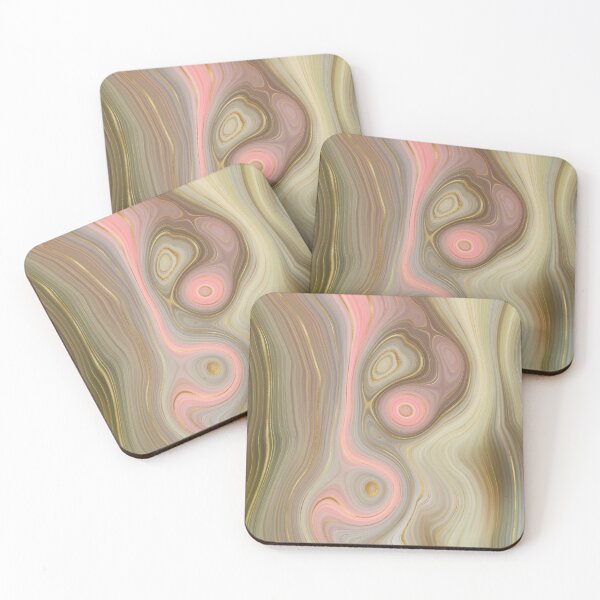 Item preview, Strata in pink, green, and gold designed and sold by AnnieHochmann.
