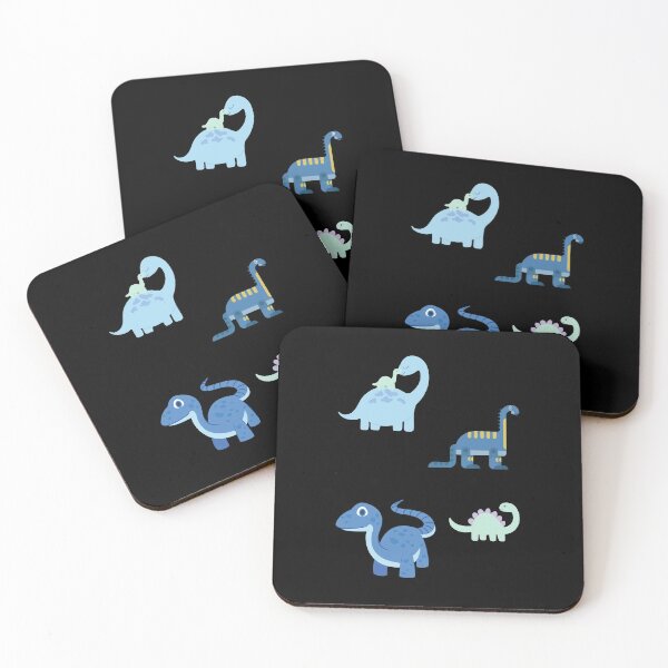 Item preview, Blue Dinosaur Emoji Pattern 5 designed and sold by kyds.