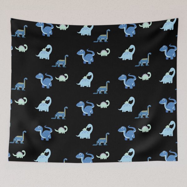 Item preview, Blue Dinosaur Emoji Pattern 5 designed and sold by kyds.