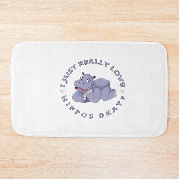 Item preview, I Just Really Love Hippos Okay : Hippo Lover Gift designed and sold by Demhart28.