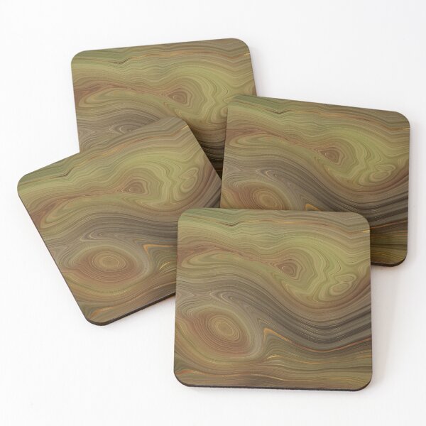 Item preview, Strata in green, red, orange, and gold designed and sold by AnnieHochmann.