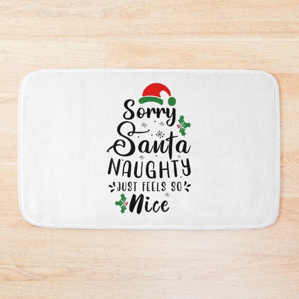 Item preview, funny christmas santa naughty list quote, christmas vaction holiday gift, naughty is the new nice  designed and sold by Majesticoo.