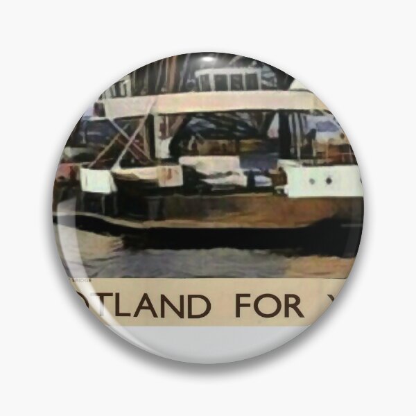 Item preview, retro classic Scotland for your Holidays poster designed and sold by CorasPosters.