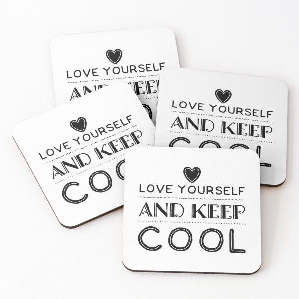 Item preview, Love yourself and keep cool designed and sold by BCCOLLECTION.
