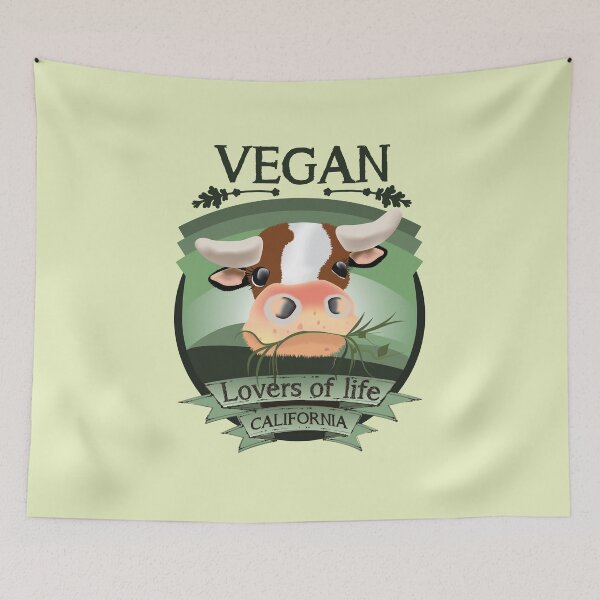 Item preview, Vegan - Lovers of life - California (dark lettering) designed and sold by Arteria Mix.