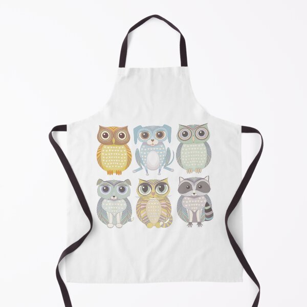 Item preview, Owls, Dogs, Cat, Raccoon designed and sold by Jean Gregory Evans.