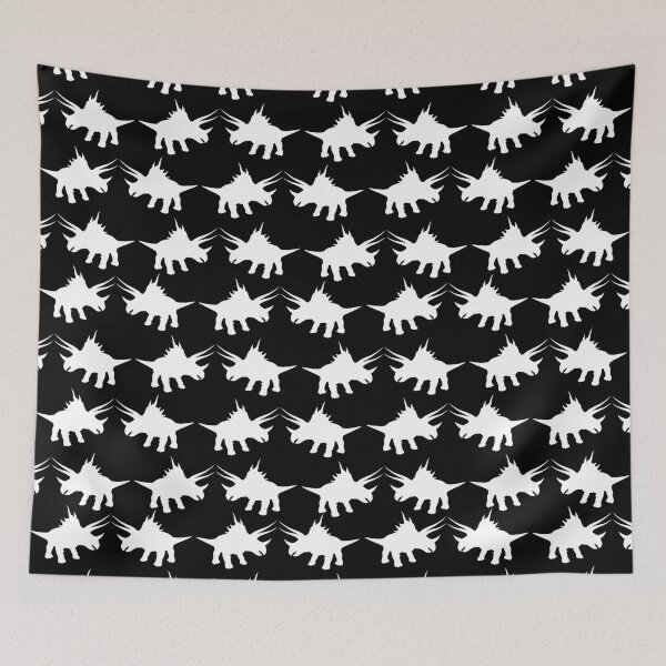 Item preview, Triceratops pattern, nursery designed and sold by Kirei-Lily.