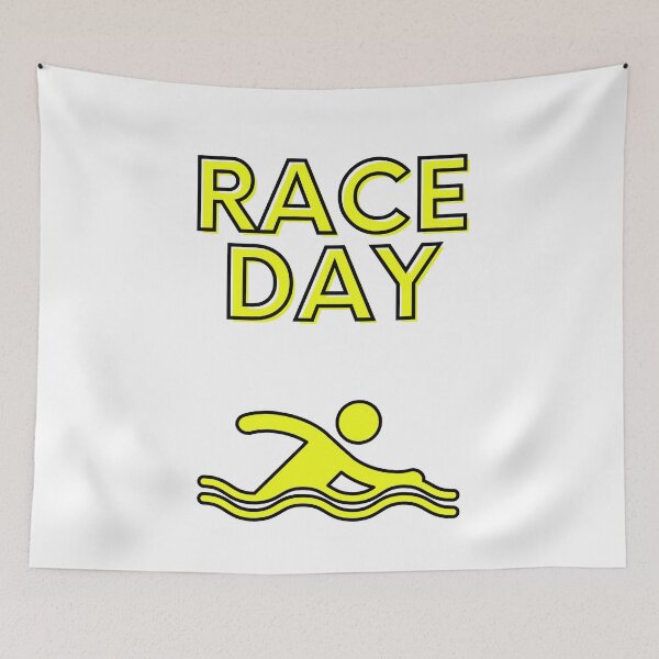 Item preview, Swimming: Race day designed and sold by TheGreenGoat.