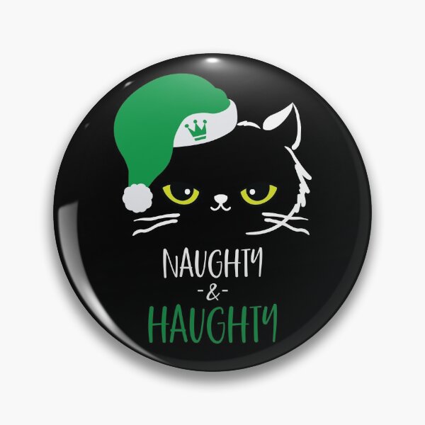 Item preview, Naughty & Haughty- Funny Royal Cat in Santa's Hat  designed and sold by HeraAndKosmos.