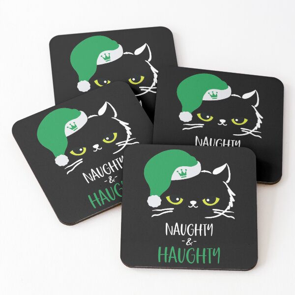 Item preview, Naughty & Haughty- Funny Royal Cat in Santa's Hat  designed and sold by HeraAndKosmos.