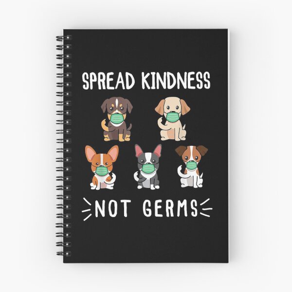 Item preview, Spread Kindness Not Germs Dog Face designed and sold by Abdessamad02.