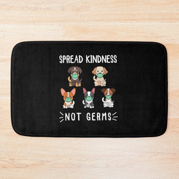 Item preview, Spread Kindness Not Germs Dog Face designed and sold by Abdessamad02.