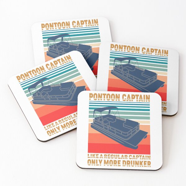 Item preview, Pontoon Captain Like A regular Captain Only More Drunker Retro designed and sold by sandraking0908.