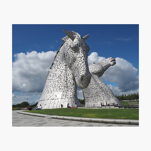 The Kelpies , Helix Park , Falkirk Photographic Print