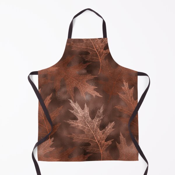 Item preview, Brown red oak leaves, shimmering designed and sold by AnnieHochmann.