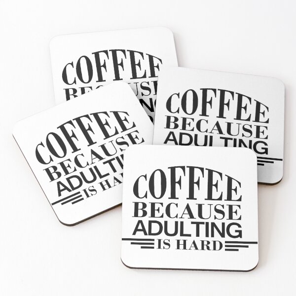 Item preview, Coffee Because Adulting Is Hard designed and sold by IrisDesign20.