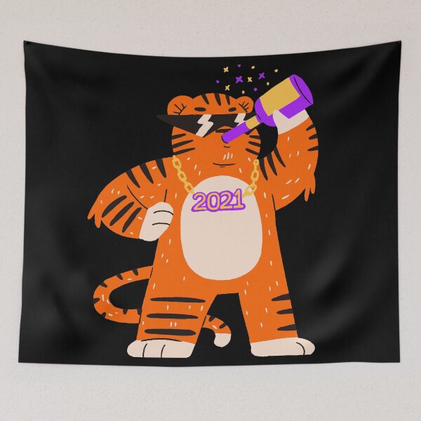 Item preview, Tiger Drunk designed and sold by Cartoon-animals.