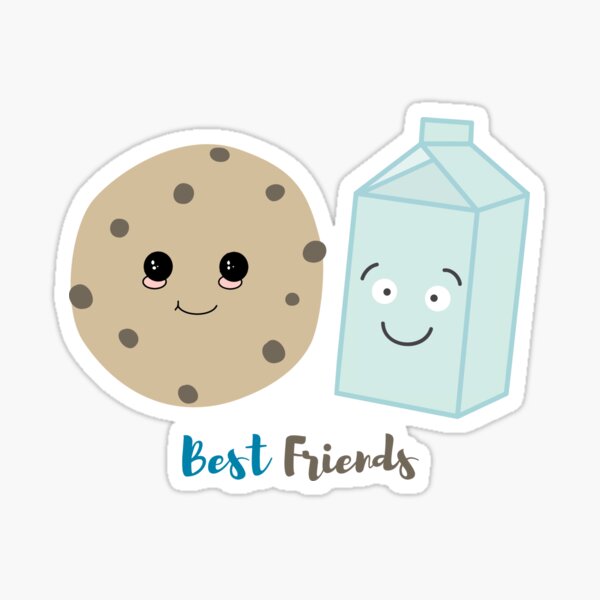 Best Cookies Stickers Redbubble - milk and cookies lyrics roblox