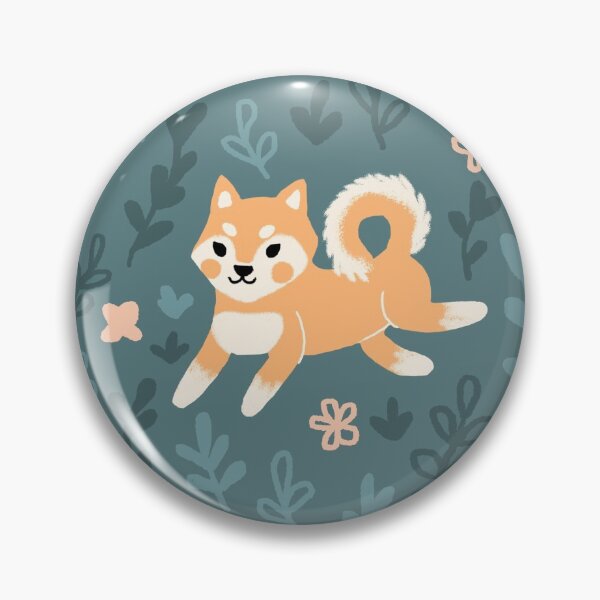 Artikelvorschau, Verspieltes Shiba Inu Muster entworfen und verkauft von DeKoro.