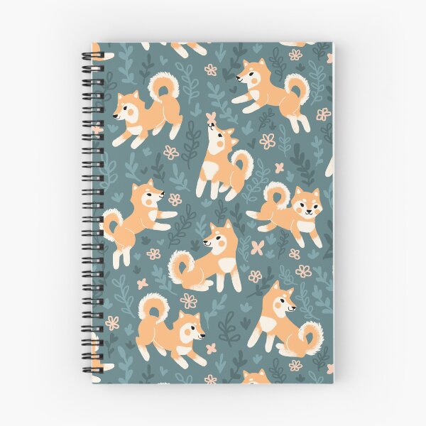Item preview, Playful Shiba Inu Pattern designed and sold by DeKoro.