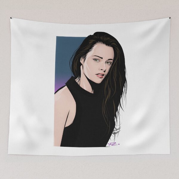 Item preview, Kristen Stewart - An illustration by Paul Cemmick designed and sold by TIGERDAVER.