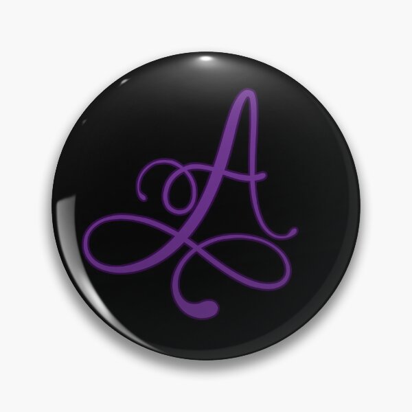 Item preview, Monogrammed Letter A in Purple designed and sold by PurpleAdventure.