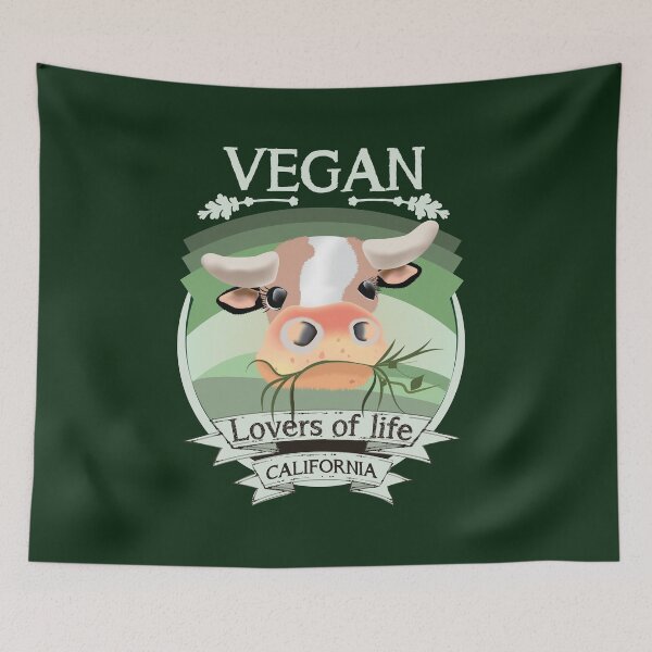 Item preview, Vegan - Lovers of life - California (light lettering) designed and sold by Arteria Mix.