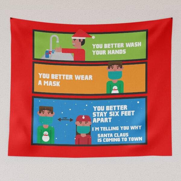 Item preview, You better watch out You better not cry, you better not pout I'm telling you why Santa Claus is coming to town designed and sold by Shaun Joseph.