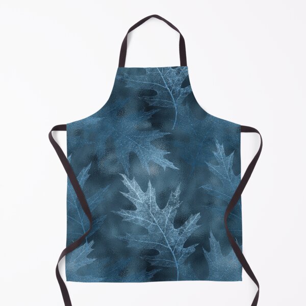 Item preview, Sapphire blue green leaves, shimmering designed and sold by AnnieHochmann.
