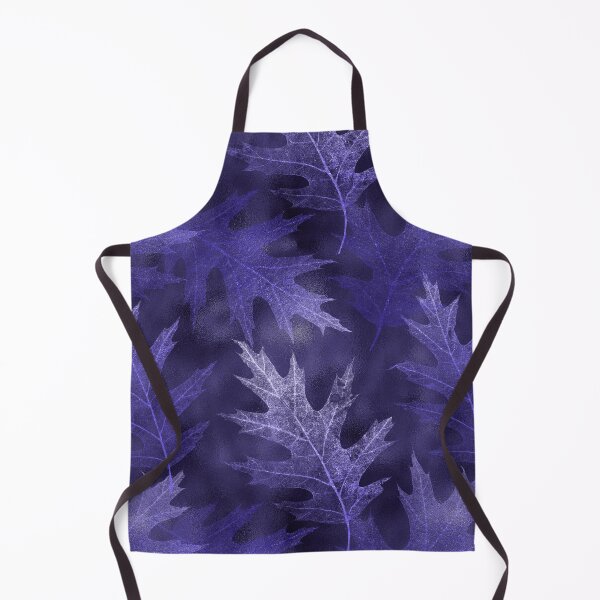 Item preview, Blue purple oak leaves, shimmering designed and sold by AnnieHochmann.