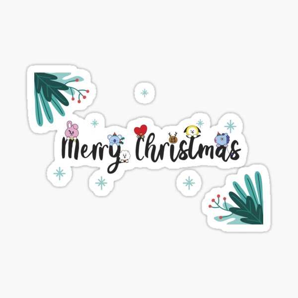 Item preview, Kpop BTS Frohe Weihnachten Grußgeschenk Frohe Feiertage designed and sold by Ohhjinjja.