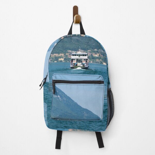 Item preview, Lake Como Gems - a Ferryboat Approaching Charming Menaggio on Lago di Como in Lombardy Italy designed and sold by Georgia Mizuleva.